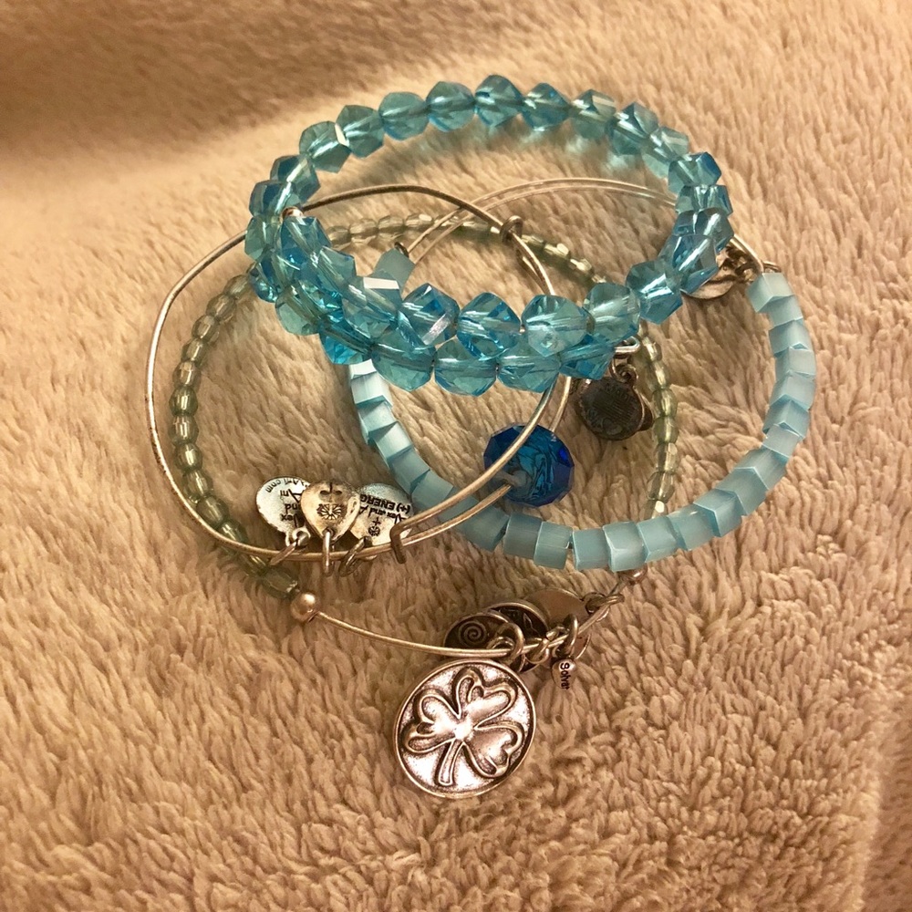 Alex and Ani bracelet set